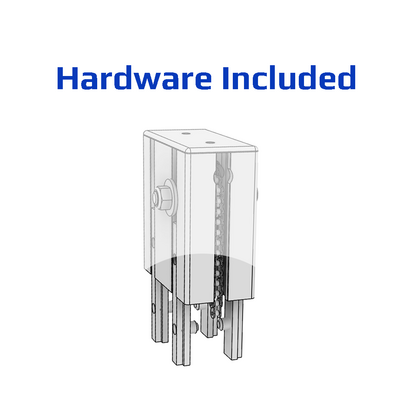 56-030-1 MODULAR SOLUTIONS DOOR PART<BR>45MM X 90MM CHAIN PULLY - ANSI 25 ROLLER CHAIN